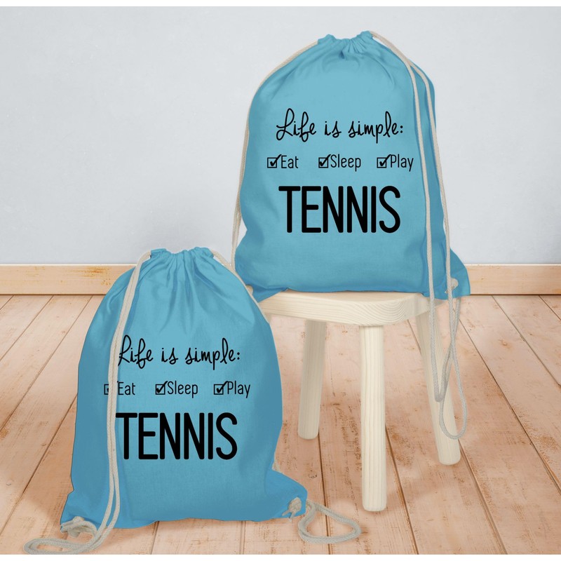 Shirtracer - Gym Bag Backpack - Tennis Player Gift -