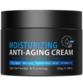 150G Men's Anti-Aging Face Cream – Skin Tightening Moisturizer to Reduce Wrinkles & Fine Lines, Youthful Hydration for Smoother, Firmer Skin. Best Anti-Wrinkle Cream for Men
