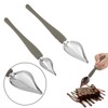 LUTER Pack of 2 Precision Culinary Drawing Decorating Spoons, Stainless