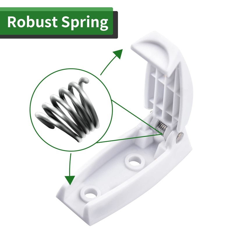RVGUARD RV Door Holder, 5Pcs White Camper Door Holder, Keep