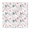 Lunarable Flamingo Pet Scarf, Abstract Art Birds Heron, 22" X
