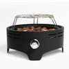 15 Inch Black Portable Propane Fire Pit, Tabletop Camping Fire