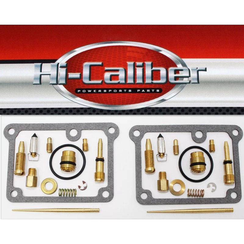 Hi-Caliber Powersports Parts TWO QUALITY CARBURETOR CARB REBUILD KITS for