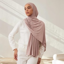 femple Modest Premium Jersey Hijab | For Muslim Women Headscarf Wrap Hijabs, Sphinx