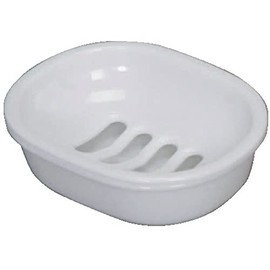Iris Ohyama BC-140AG Soap Stand, Pearl White