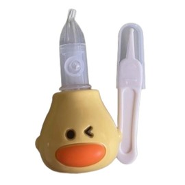 Atomic Angel Baby Nasal Aspirator, Yellow Duck Design with Anti-backflow, Storage Case and Cleaning Tool, 0+ Months. Cute Design