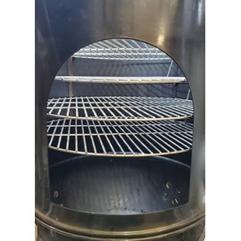 Hunsaker 22.5" WSM Adjustable Grate System - Expand with Up to 5 Grates. Heavy-Duty for Lasting Durability, Boosted Cooking Area for Weber Smokey Mountain Enthusiasts. Great WSM Add-on!