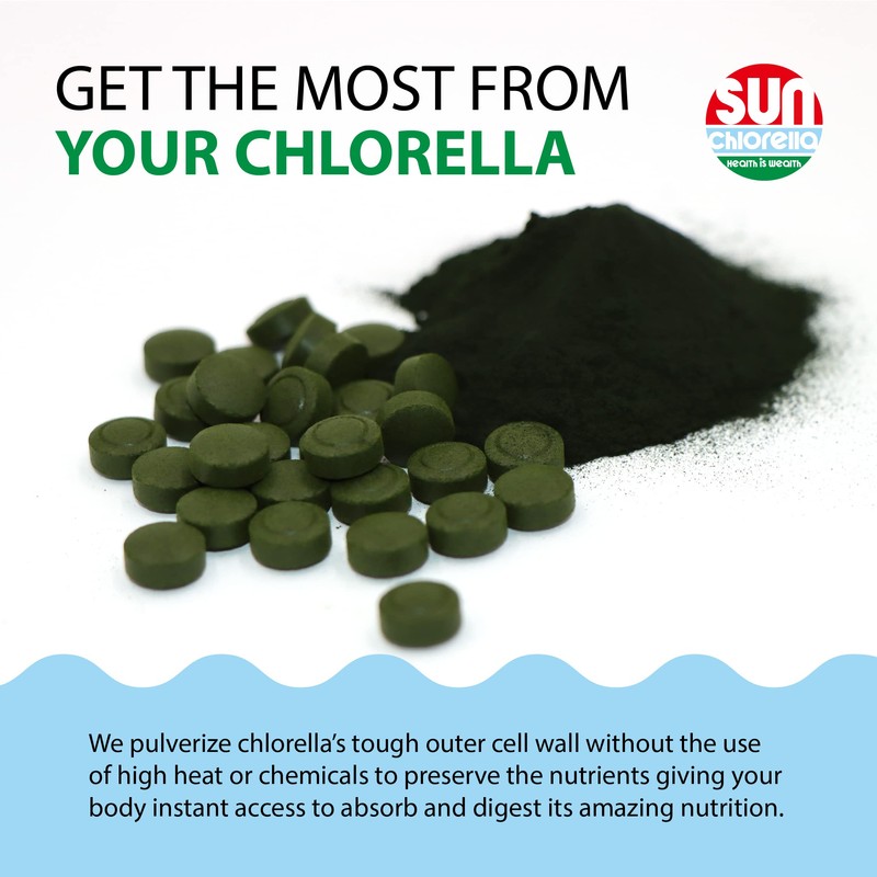 Sun Chlorella A Tablets, Pack of 1500