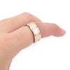 Smart Ring Waterproof Stainless Steel Fitness Tracker Rings Golden Sleep