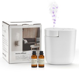 MQLMF Plug in Diffuser - 800 Sq Ft,No Wobble Design,Secure Wall Fit,Timer Control&Scent Intensity Button,Bluetooth APP,Waterless Scent Diffusers Home,Essential Oil Plug in Wall Diffuser – White