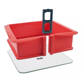 Lacor Molde Desmontable Cuadrado Pastel Silicona 100% S/bpa Ibili Color Rojo