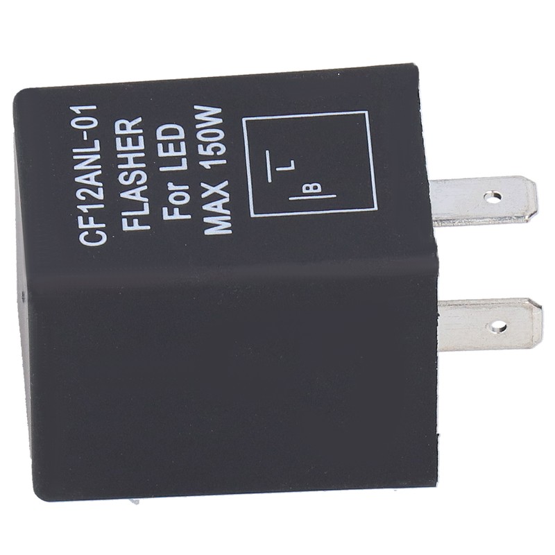 2Pcs LED Flasher 2‑Pin Electronic Relay Normally Open Car Turn