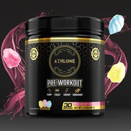 Athlone Pre Workout Performance blend - Massive Pumps, Energy, Focus, Endurance and Nitric Oxide Booster Healthcare Fitness Supplement Dietary - Color: Blue Razzberry