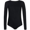 Shepa Girls' Children's Cotton Ballet Leotard, black
