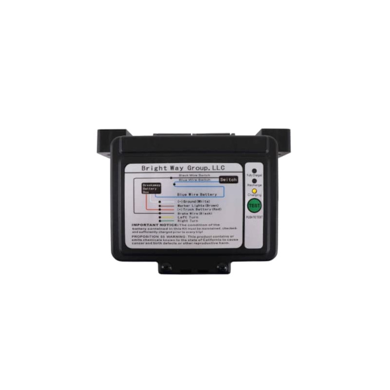 Bright Way 2308 Complete Trailer Breakaway Kit Top Load with