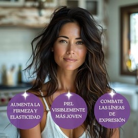 Suero Colágeno y Elastina | Skin care | Emoliente suaviza la piel | Envejecimiento prematuro | Acido hialuronico | Para todo tipo de piel | Absorción rápida | No deja residuos grasosos | 30 ml