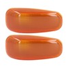 2PCS Side Turn Signal Light Lens with Gaskets Replacement for