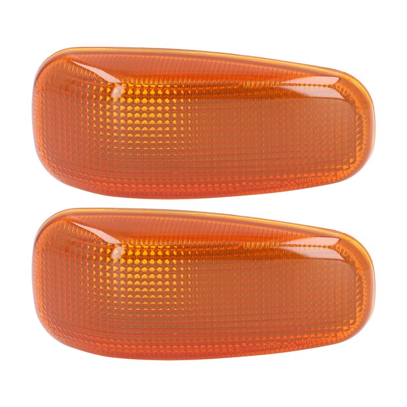 2PCS Side Turn Signal Light Lens with Gaskets Replacement for