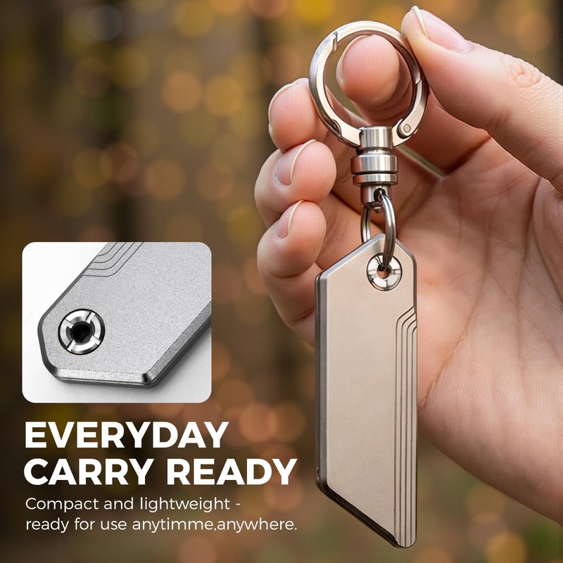 EDC Utility Knife, Mini Pocket Knife for Men Lightweight, Keychain