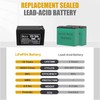 12V9Ah Lithium LiFePO4 Deep Cycle Battery, 3000+ Cycles Rechargeable Battery