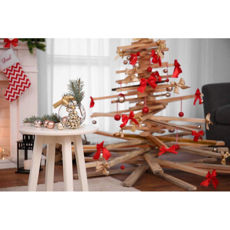 Hot Bear Colorful Jingle Bells 1-Inch/ 25mm, 100-Pack, Gold/Silver (Silver)