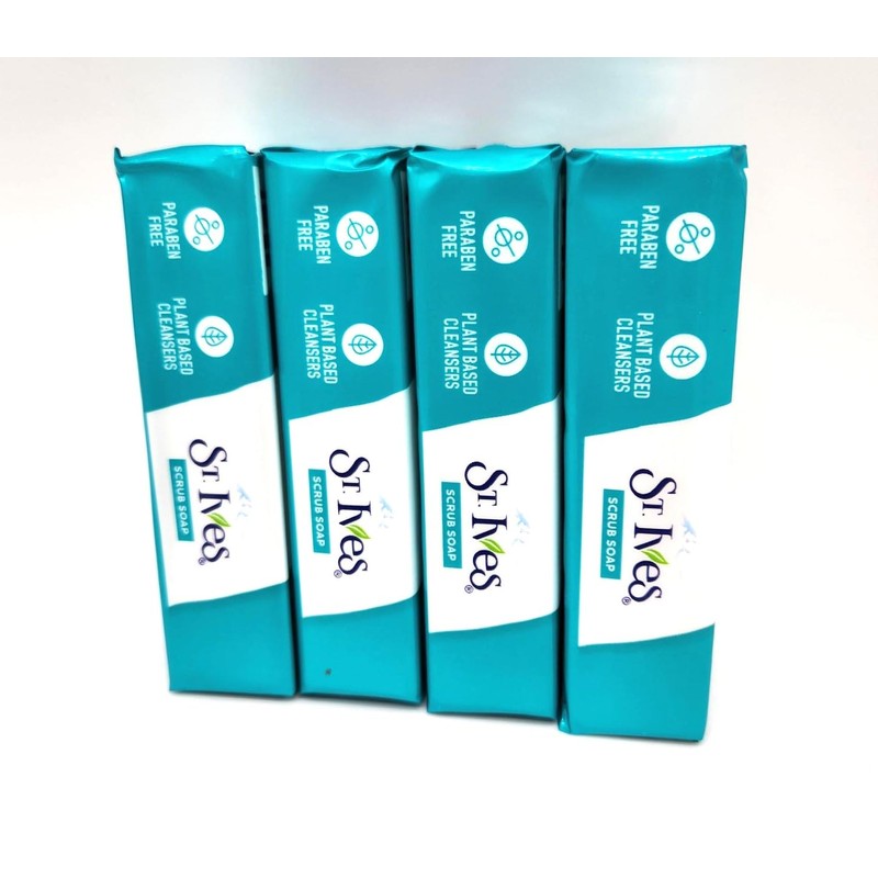 St. Ives' Scrub Bar Soap with Coconut Water, Aloe, and