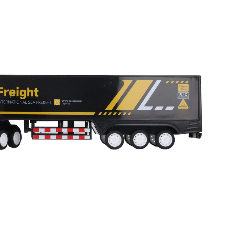 Container Truck Toy High Simulation Extended Carriage Container Trailer Model