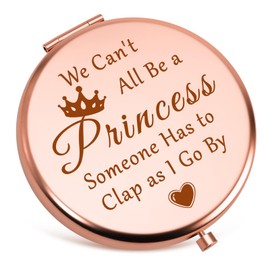 Funny Inspirational Gifts for Women Compact Mirror for Daughter Friends Sister Funny Friendship Gifts for Women Thank You Gift for Coworkers Wife Niece Graduation Birthday Gift Folding Makeup Mirror