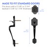 FORTSTRONG - Front Door Lock and Handle with Deadbolt -