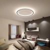 Modern Full Spectrum LED Flush Mount Ceiling Light,Ultra-Thin Acrylic Square
