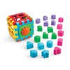 Kidoozie Grow-with-Me Shape Sorter, 2-in-1 Playmat and Cube with 20