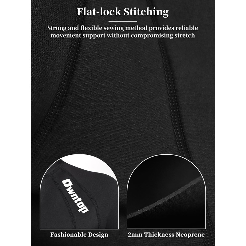 Owntop Wetsuits Jacket for Men - 2mm Neoprene Wetsuits Jacket