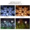 EXCMARK 10 Pack Solar Lights Outdoor Decorative Garden Yard Lights