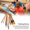 Oil Paint Brush Set Hand Tempered Ergonomic Handle Paint Brush