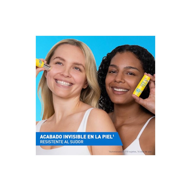 CeraVe Stick Solar Invisible 50FPS alta protección solar para rostro