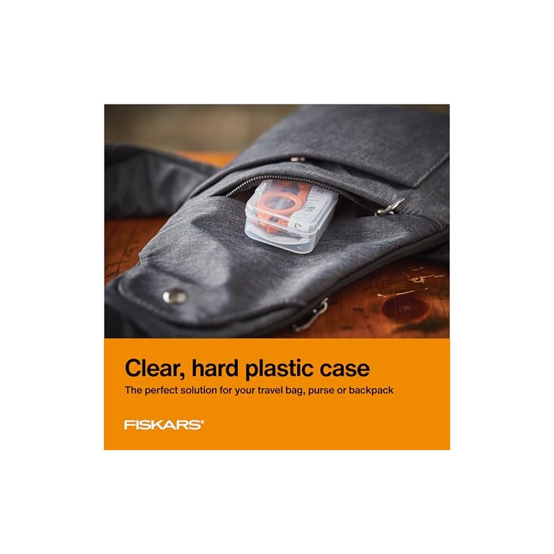 Fiskars - Kit de costura de viaje de 27 piezas