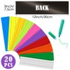 Spakon 20 Pcs Magnetic Sentence Strips for Teacher 12x3 Inch
