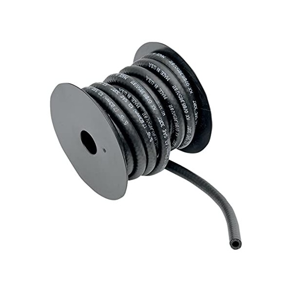 Rubber Oil Line Fuel Hose By The Foot, 1/4 Inch