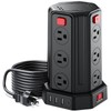SMALLRT Power Strip Surge Protector, 6.5 Ft Extension Cord with