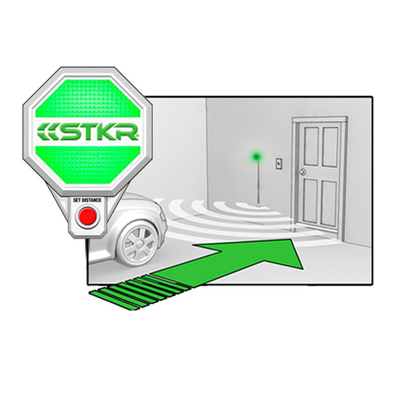 STKR Garage Parking Sensor – Adjustable Ultrasonic Car Stop Assistant