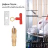 10Pcs Automatic Fox Rabbit Drinker Nipple Waterer Drinking Water Tool