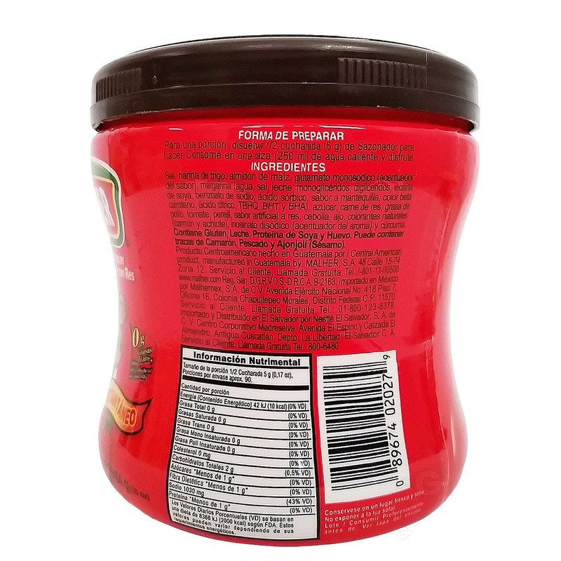 Malher Tomato Beef Bouillon 16 oz - Consome De Tomate