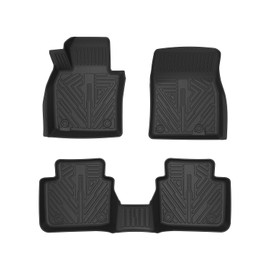 Mixsuper Liner Floor Mats Compatible with 2023-2024 Mazda CX-50, All Weather Floor Liners Durable 1st and 2nd Row Set Black