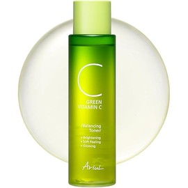 Ariul Green Vitamin C Balancing Toner – Gentle Exfoliation & Skin Balancing with 15% Kakadu-C Complex, PHA 1%, CICA, Vegan Formula, Korean Skin Care, 150ml / 5.07 fl. oz