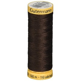 Gutermann Natural Cotton Thread 110 Yards-Walnut