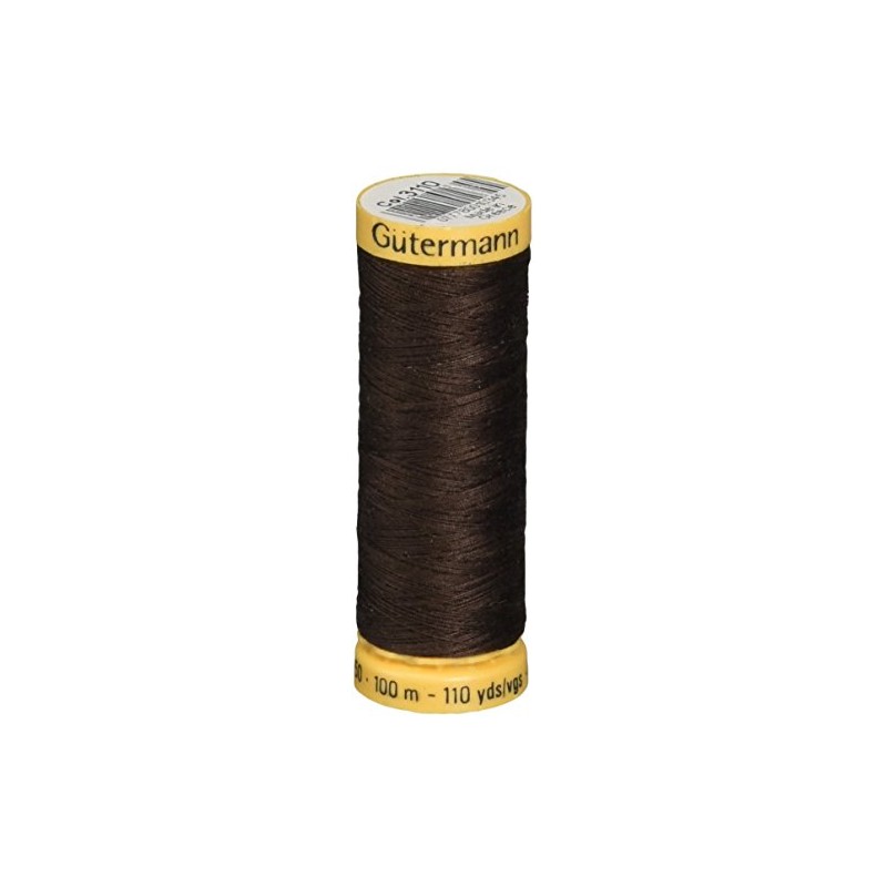 Gutermann Natural Cotton Thread 110 Yards-Walnut