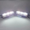 ECS-AUTO Dual LED Fog Signal Lights Kit White W/Wire Switch