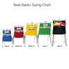 Seat Sack Standard Chair Storage Pocket - 14 Inches Blue
