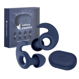 Welove Ultra-Comfy Earplugs with First-Ever Cleaner for Sleep,Focus, Noise Sensitivity | Hearing Protection | Customizable Fit | 18dB (NRR) Noise Reduction