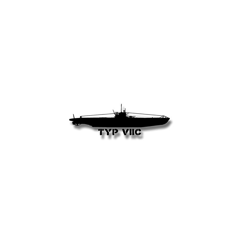 UBoot Type VIIC Decal Sticker Navy Battle in the Atlantic